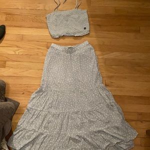 Abercrombie midi skirt set